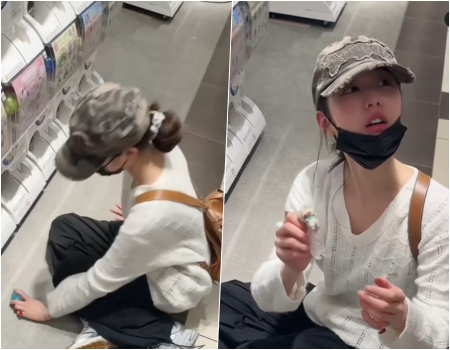 IVEウォニョン、日本でカプセルトイ専門店を訪問…化粧っ気がなく初々しい少女のようなビジュアル