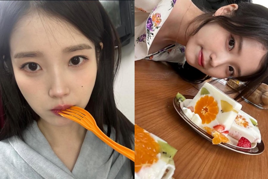 『おつかれさま』終えたIU、新曲のレコーディング中？　レトロな雰囲気の写真公開