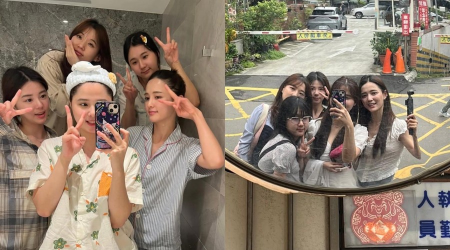 ナム・ボラ、そっくりの妹4人と台湾旅行中にブライダルシャワー