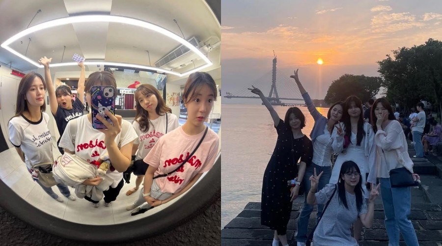 ナム・ボラ、そっくりの妹4人と台湾旅行中にブライダルシャワー