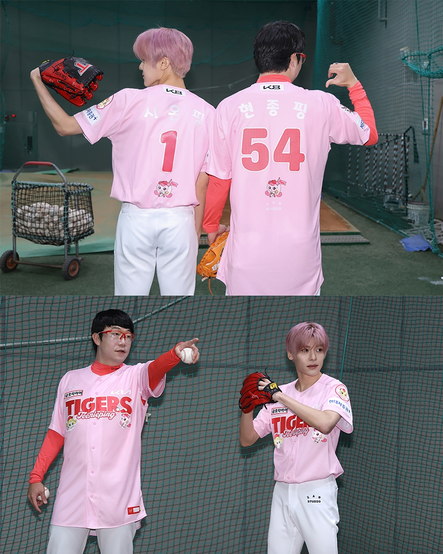 NCT WISHシオン、ついに起亜タイガースの試合で始球式