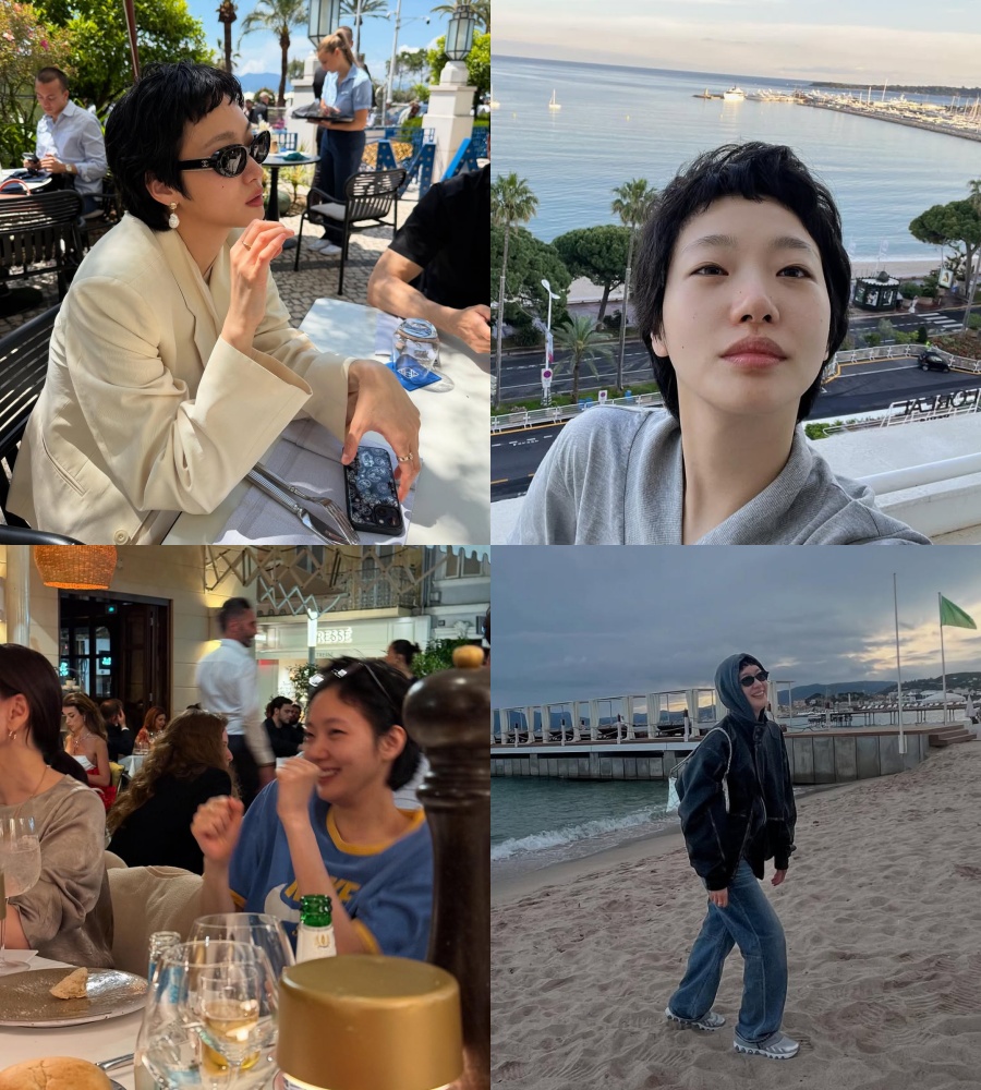 10年ぶりカンヌ映画祭出席のキム・ゴウン、シックな魅力からすっぴんのむくみ顔まで…オフショット大放出