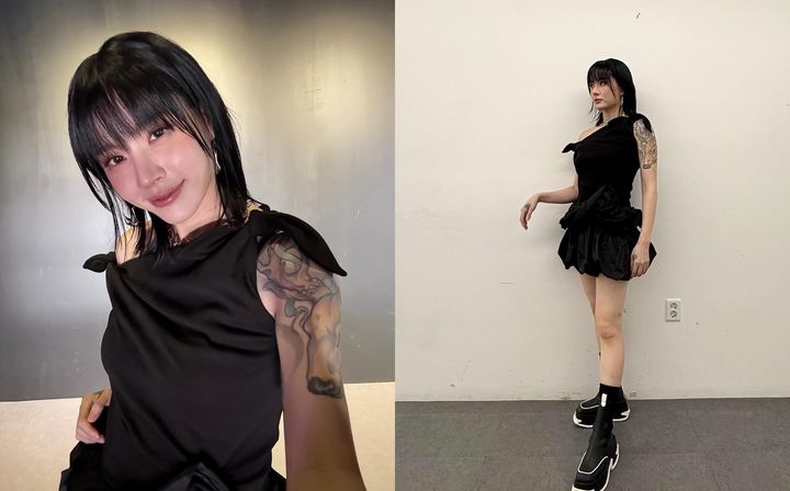 ダンサーのモニカ、本当に出産から50日？　ムダのないスリムボディ披露