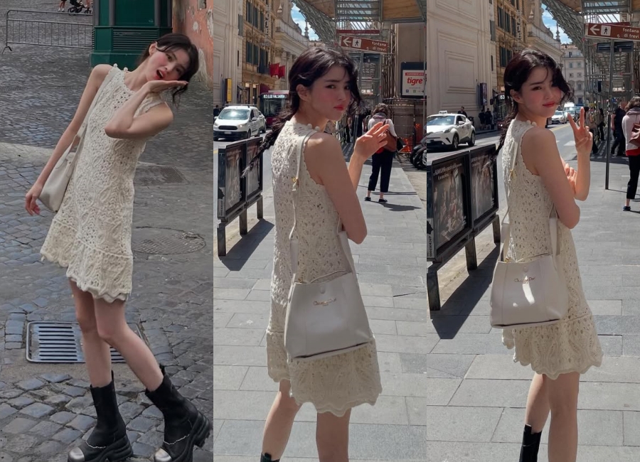 ハン・ソヒ、みずみずしさ際立つメイク＆ニットワンピ姿が清純