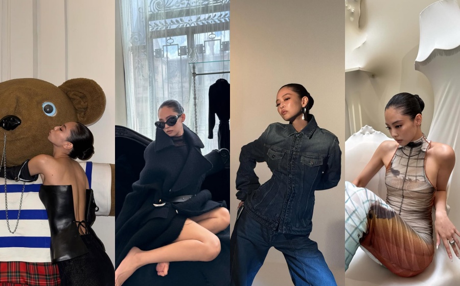 BLACKPINKジェニー、全身タイツ姿でも格の違うオーラ…スレンダーボディに視線集中