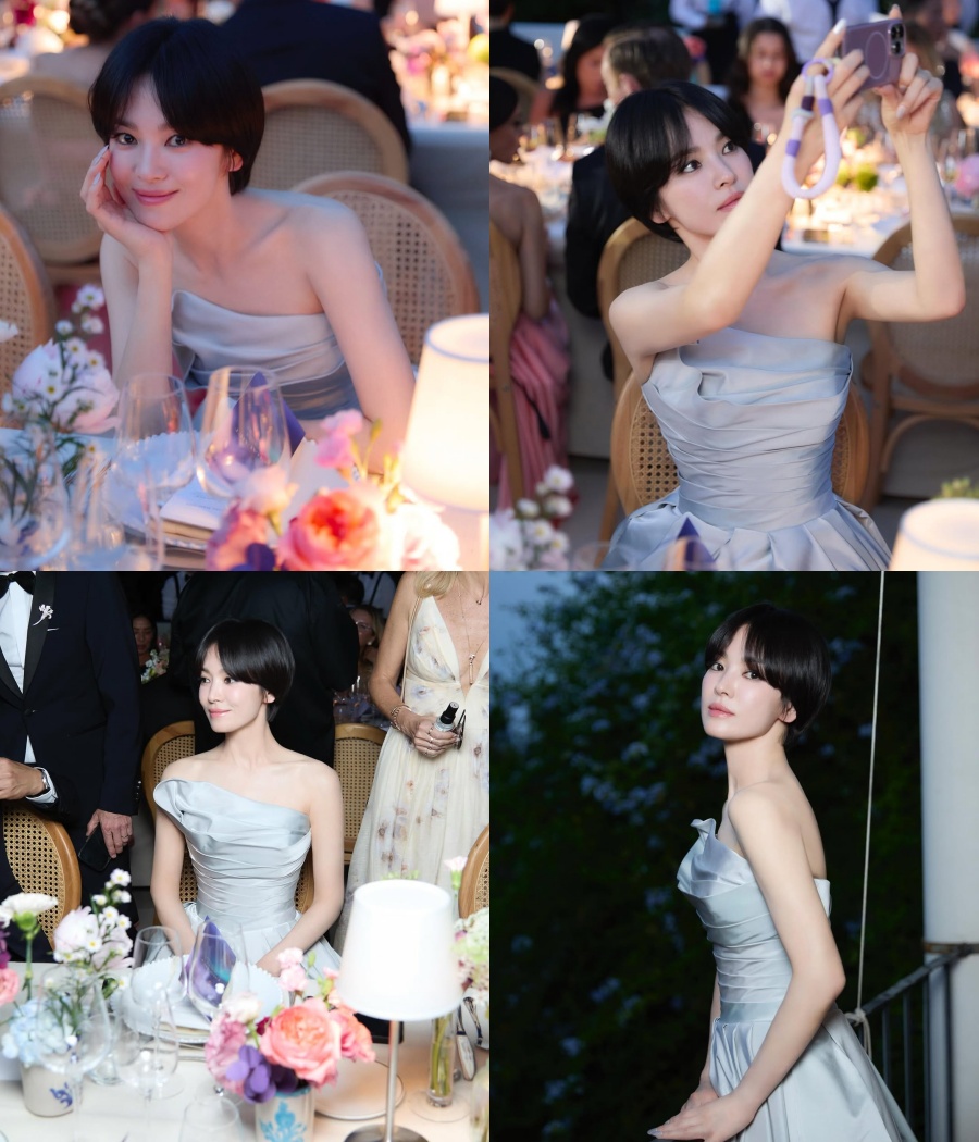 ソン・ヘギョ　きゃしゃで気品あふれるドレス姿…ハン・ソヒも「美しい」と感嘆