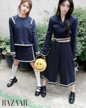 【フォト】NMIXX「末っ子ライン」ジウ&ギュジン キッチュでファンタスティックなムード