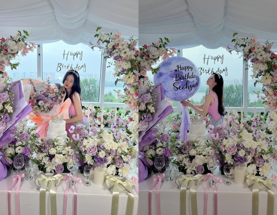 少女時代ソヒョン、34歳の誕生日…ピンクのワンピ姿で王冠をかぶったお姫さま