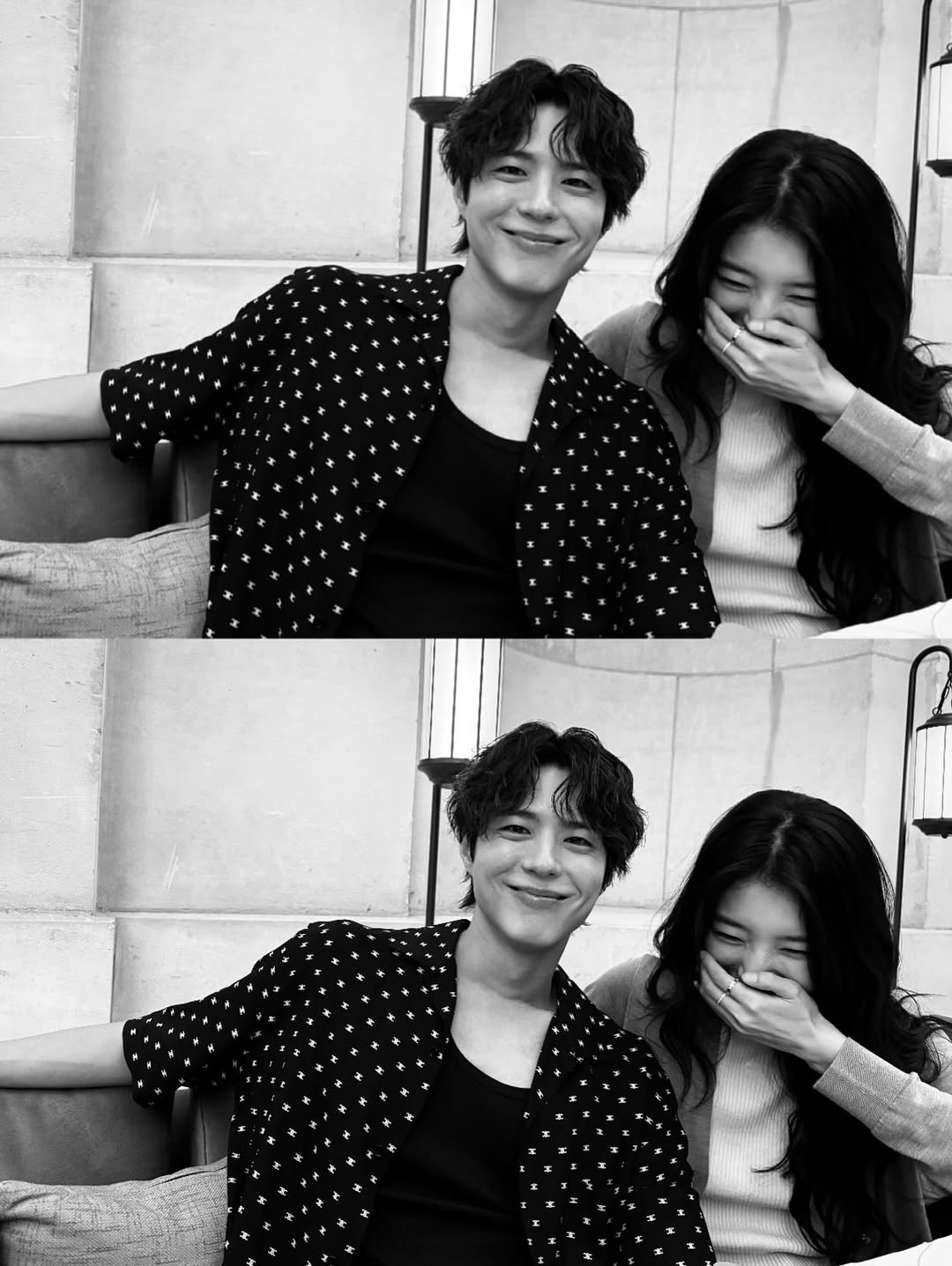 BTS のV×スジ×パク・ボゴム「眼福ビジュアル」ショット…「セリーヌ」コレクション出席