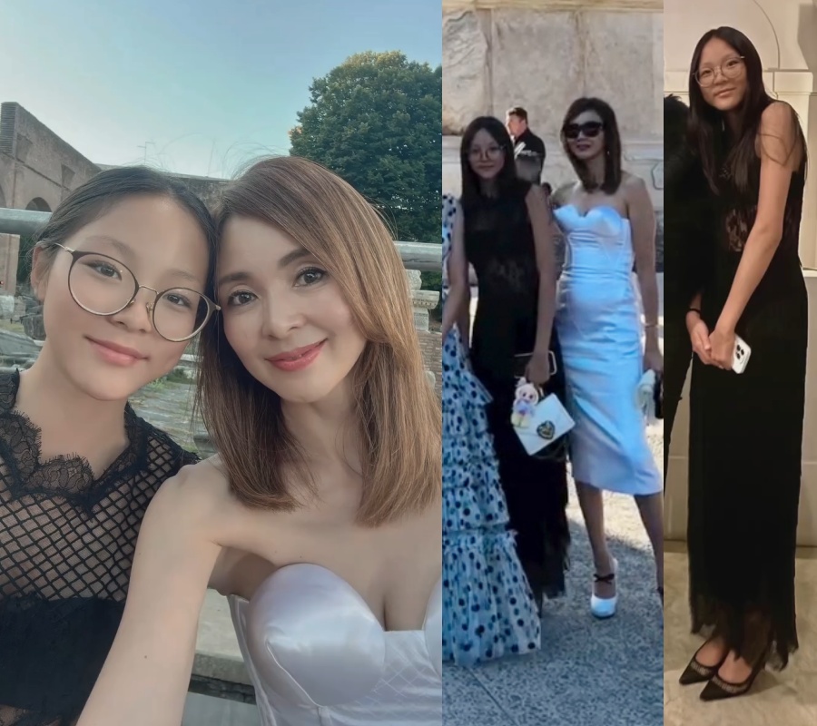 秋山成勲の娘・紗蘭さんが母親SHIHOとモデル・ショット…長身スラリ