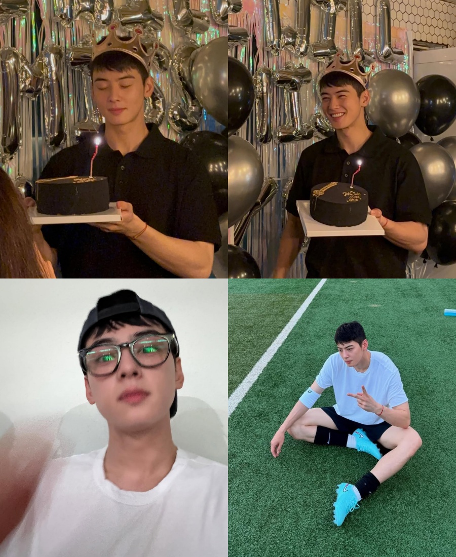 ASTROチャウヌ　入隊前の近影公開…短髪でも変わらぬ「顔の天才」