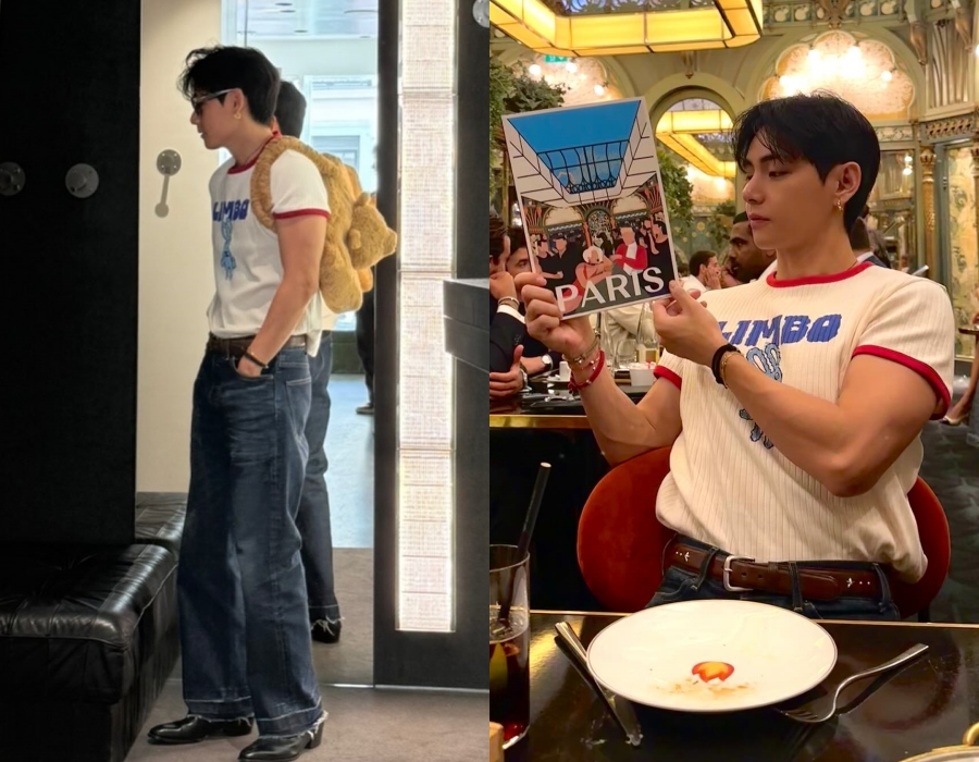 写真＝防弾少年団Vのインスタグラムより