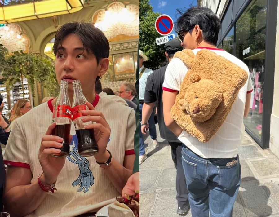 写真＝防弾少年団Vのインスタグラムより