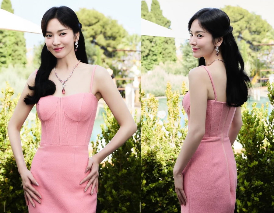 ソン・ヘギョVSチュウVSヘリVSクォン・ウンビ、同じピンクのドレスで4人4色の魅力アピール
