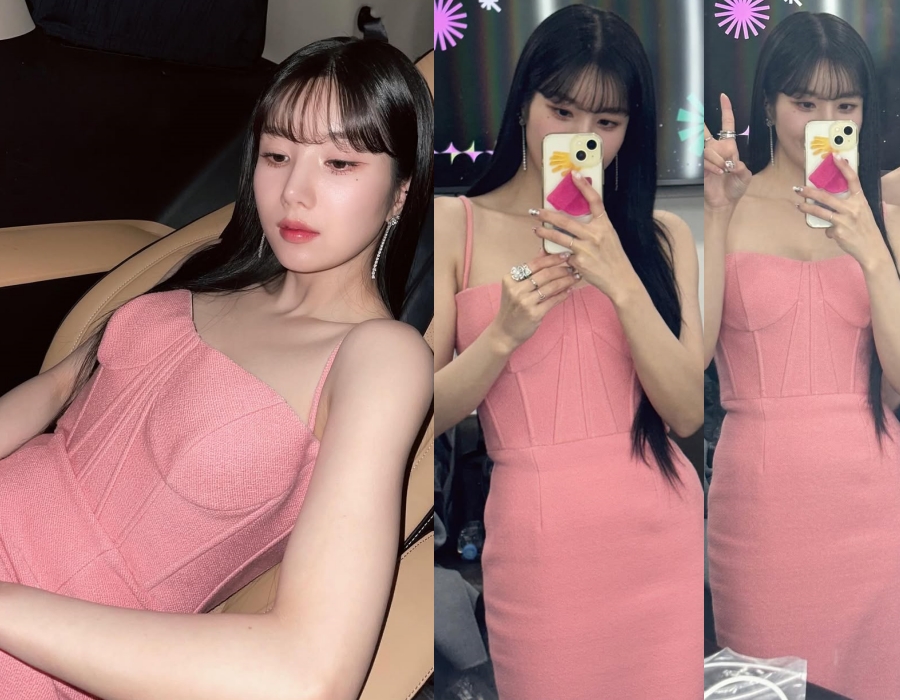 ソン・ヘギョVSチュウVSヘリVSクォン・ウンビ、同じピンクのドレスで4人4色の魅力アピール