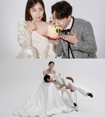 【フォト】チェ・ヨンス&DICKPUNKSキム・テヒョン、ロマンチックなウエディング写真