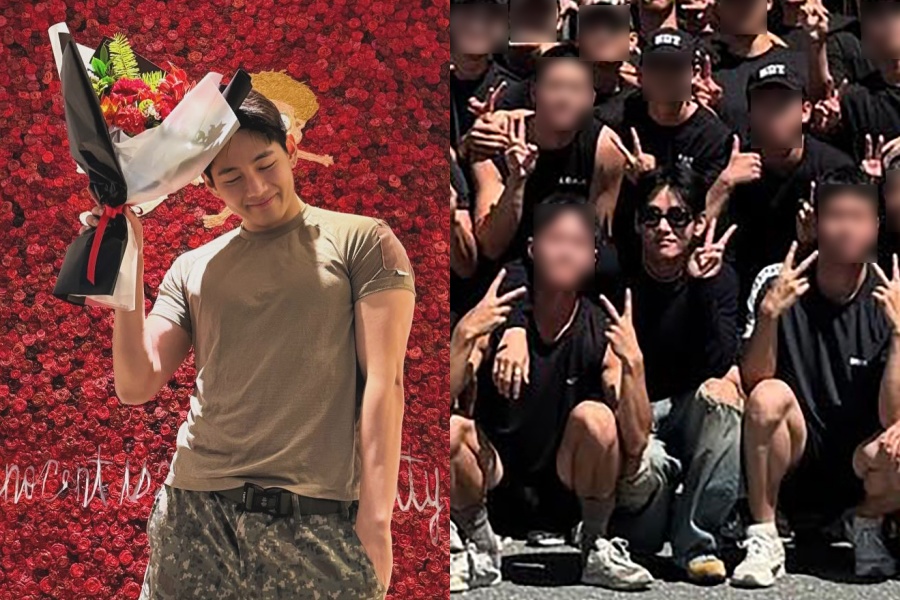 写真＝Vのインスタグラム、オンライン・コミュニティより