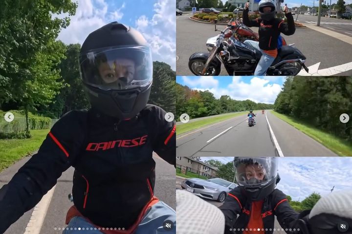 離婚後に第二子妊娠のイ・シヨン、200キロのバイクツーリングに参加