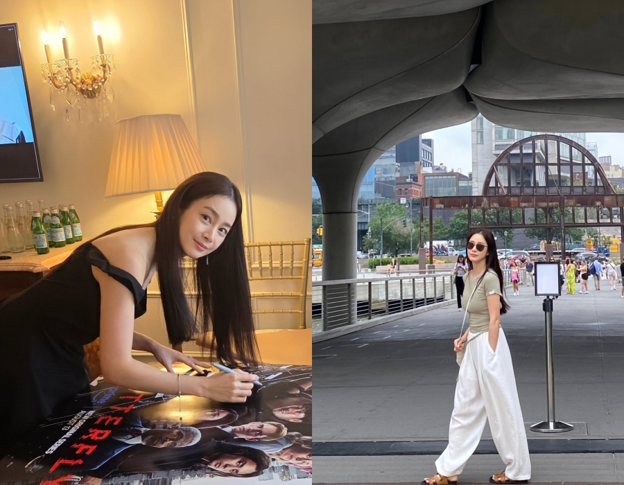 キム・テヒ　2年ぶりにSNS活動再開…米NYで輝く女神ビジュアル