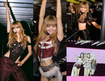 【フォト】BLACKPINKリサ、セクシーで華麗なビジュアル…バルセロナ公演オフショット