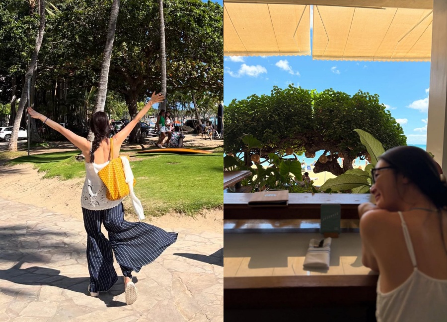 50歳チェ・ジウ、おしゃれな娘と海外旅行…抱っこして幸せ満喫