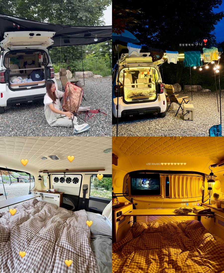 「離婚後第二子妊娠」イ・シヨン、息子とキャンピングカーで旅行「本当にいい」