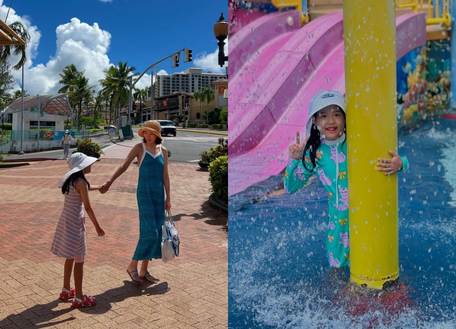 チョ・ユニの娘、もうこんなに大きくなったの？　グアムから近況報告