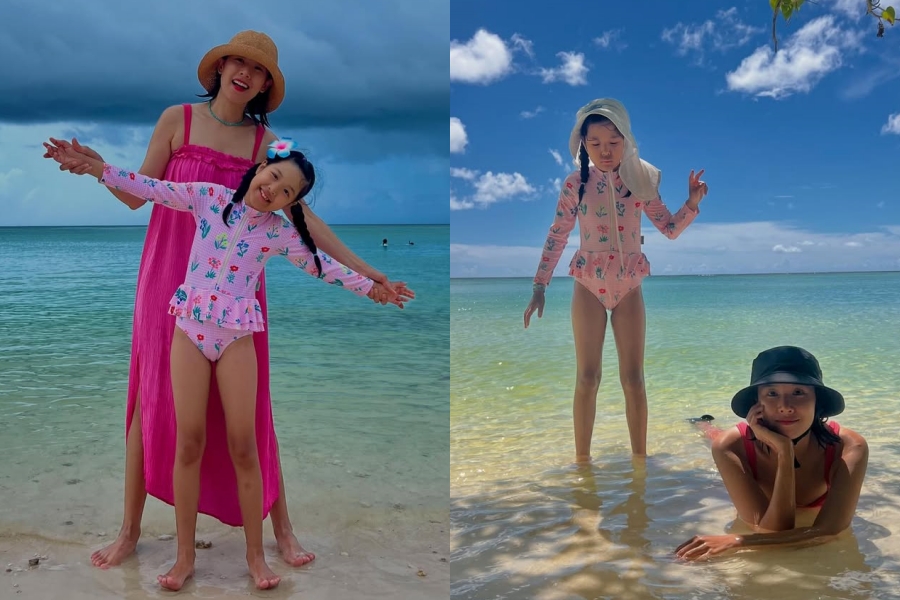 「シングルマザー」チョ・ユニ＆大きくなった娘「そっくり」…モデルのような親子