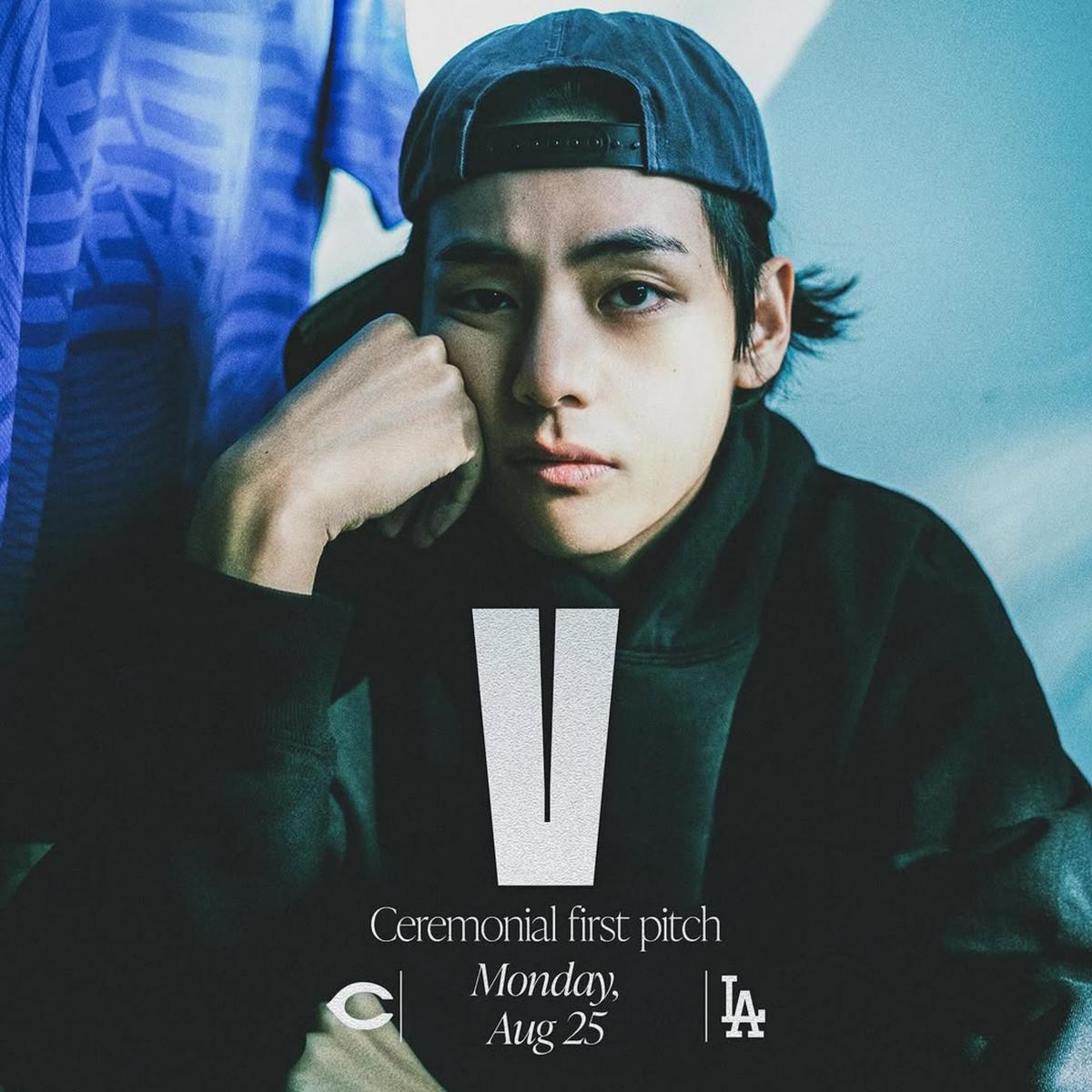 BTS・Vがドジャースの試合で始球式…ソン・フンミンより先に実現