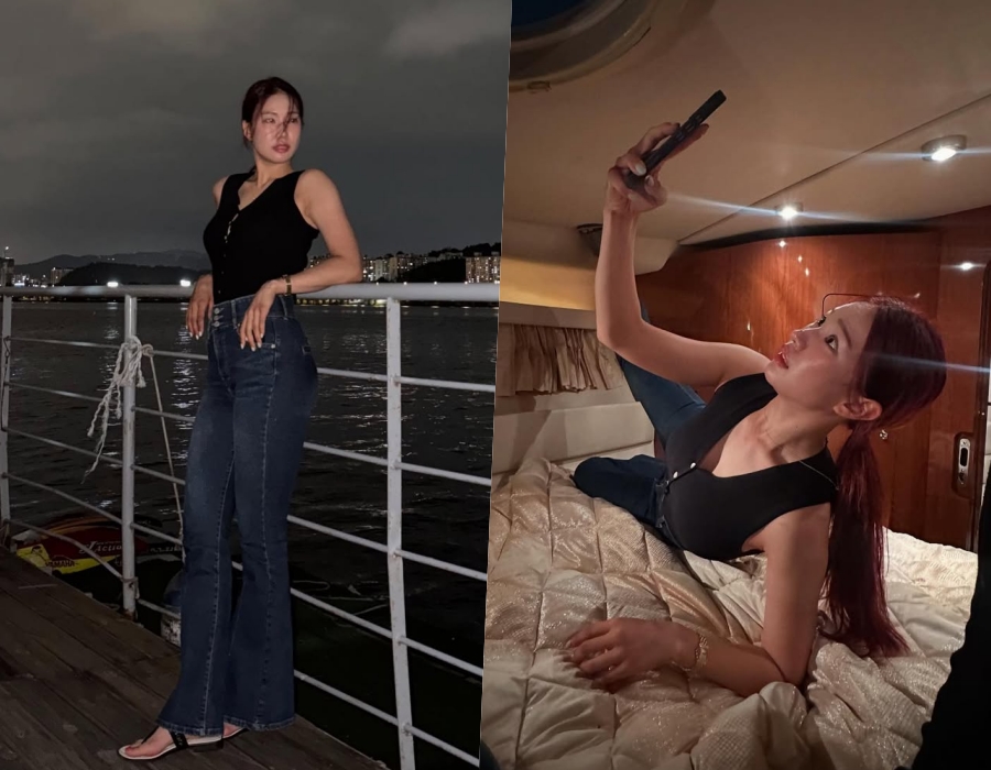 「美しいゴルファー」ユ・ヒョンジュ、夏の夜の女神「真夏の川の上で」