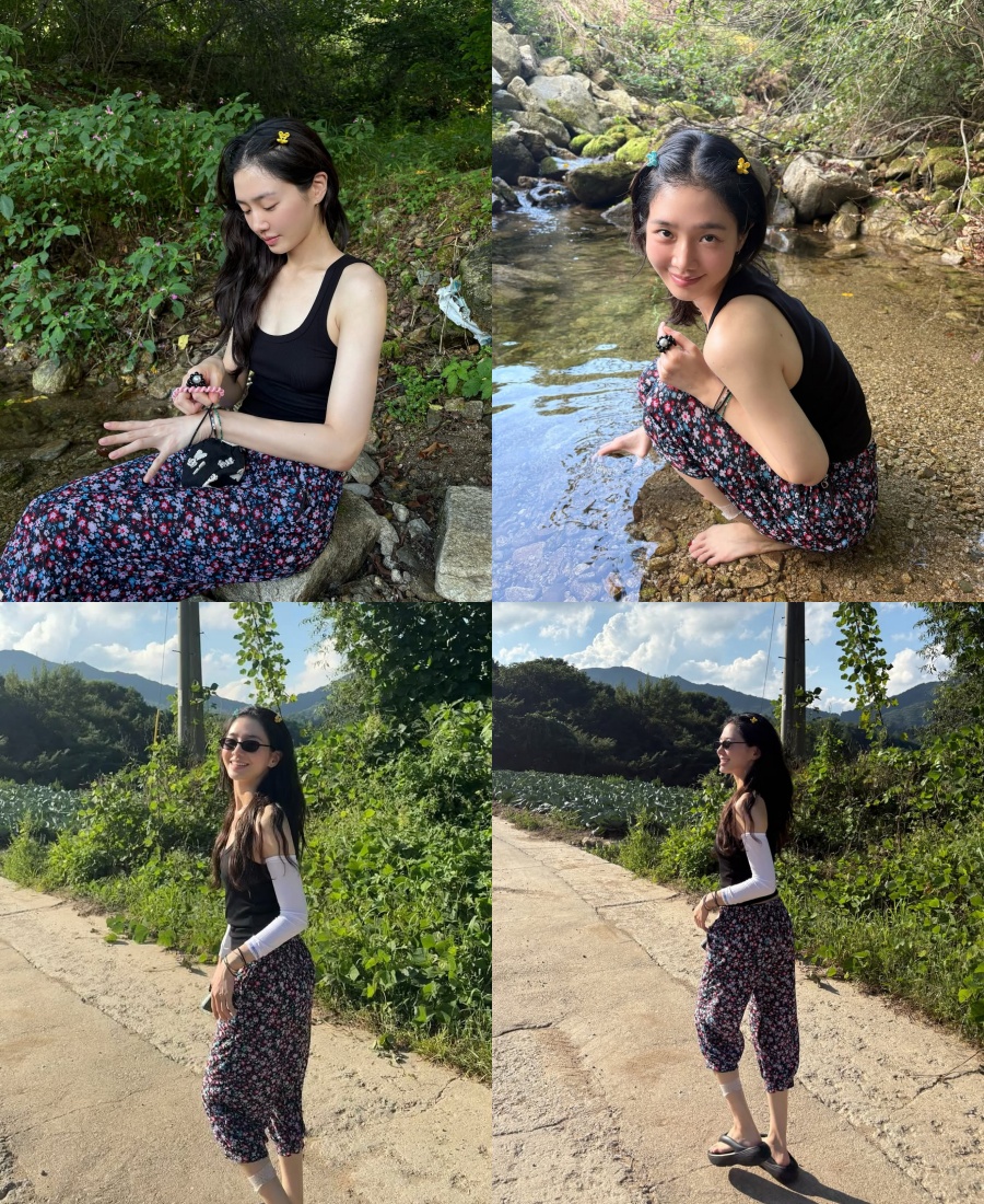 パク・ギュヨン、もんぺ姿もキュート…田舎を満喫しながら飾らない魅力アピール