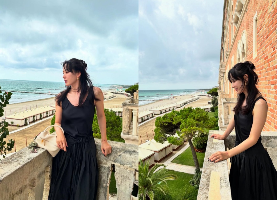 ソン・イェジン　黒のロングドレスで優雅な姿…伊ベネチアに女神降臨