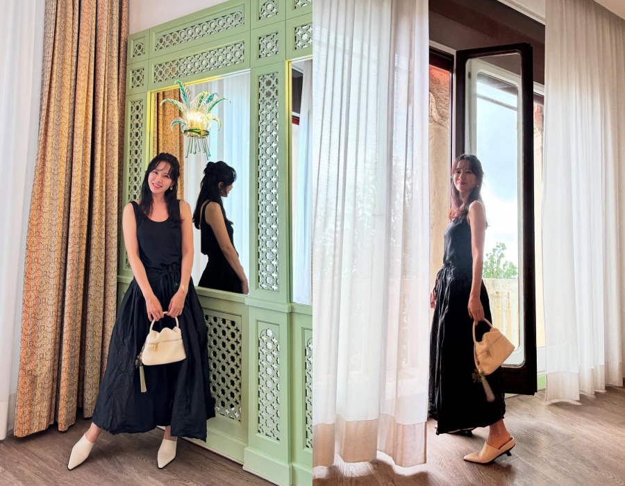 ソン・イェジン　黒のロングドレスで優雅な姿…伊ベネチアに女神降臨