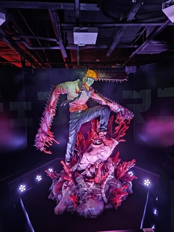 韓国で日本のアニメ展相次ぎ開催 チェンソーマン・エヴァンゲリオンなど