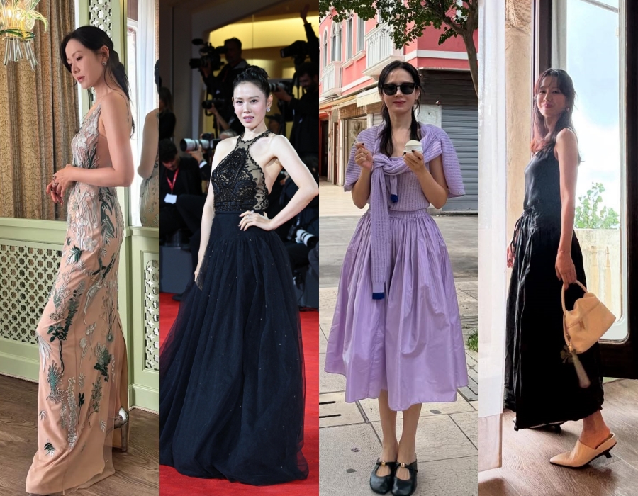 ソン・イェジン、ヴェネツィアで輝く美しさ…レッドカーペットからデイリールックまで完ぺき