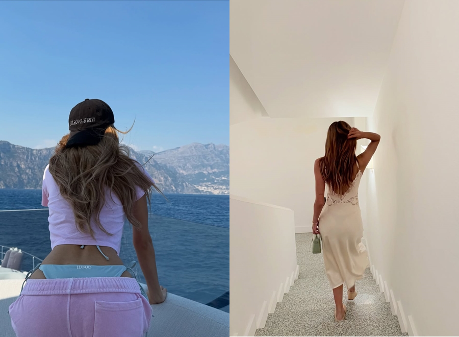 BLACKPINKリサ、恋人とデート中？　大胆リゾートコーデを披露