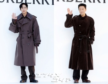 【フォト】パク・ソンフン&ソン・ソック「おしゃれなトレンチコート」