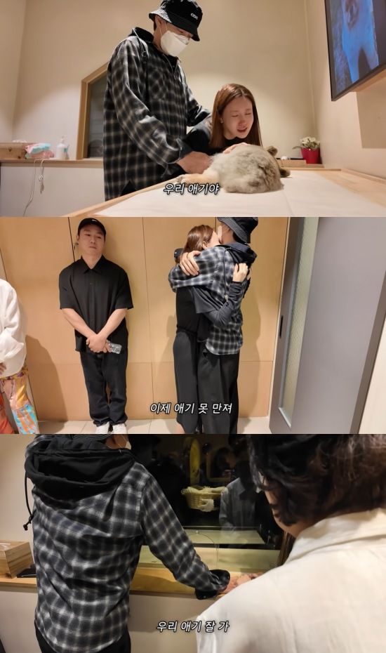 愛犬亡くしたSE7EN＆イ・ダへ、葬儀場で号泣　「わが子よ、さようなら」