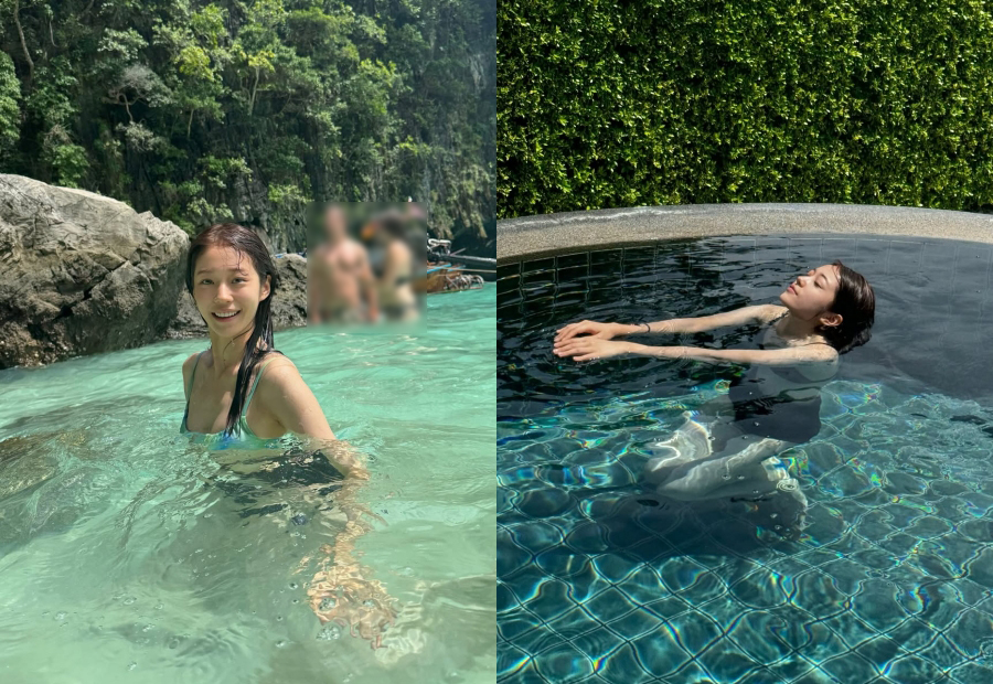 ノ・ユンソ　ビキニ姿写真アップ…プーケットで撮影