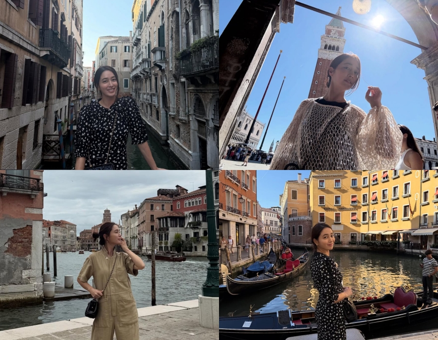 イ・ミンジョン、海外で余裕あるほほ笑み…適当に撮ってもキレイ