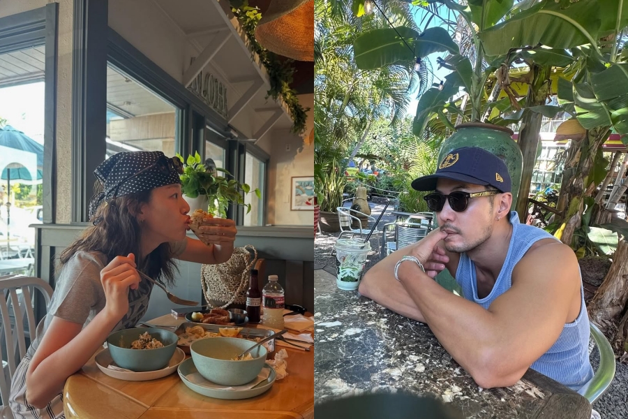 13歳差のキム・ジソク＆イ・ジュミョンが近況報告、ハワイで甘い雰囲気