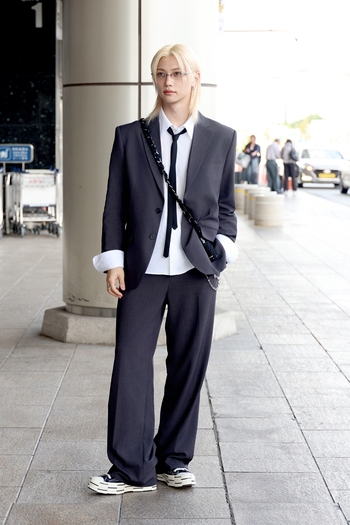 【フォト】Stray Kidsフィリックスが東京へ…アイウエアがアクセントのフライトコーデ