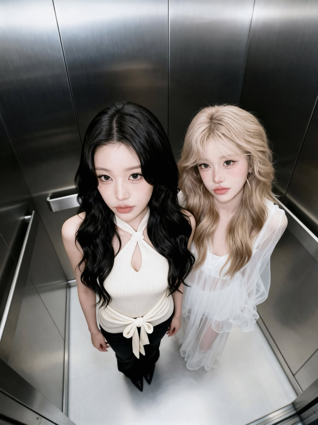 「体重41kg」チェ・ジュニがIVEウォニョンとの合成写真アップ…AIのようなビジュアル