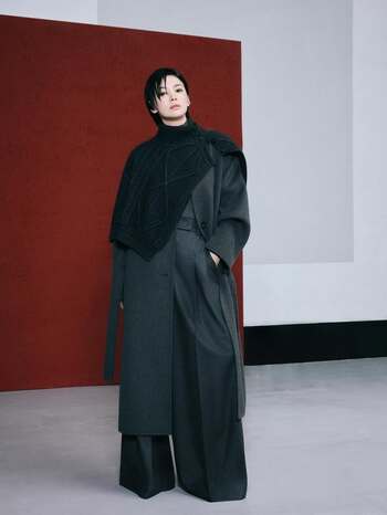 【フォト】ソン・ヘギョ、深まる美しさ…MICHAAの冬コーデで中性的＆フェミニンな魅力アピール