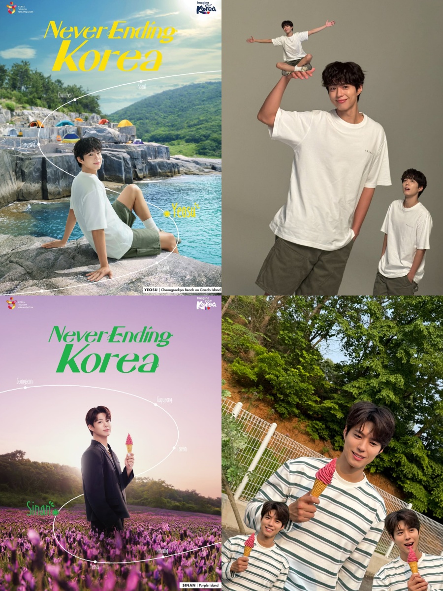 パク・ボゴム、観光PR映像撮影現場で国宝級のビジュアル披露…韓国を代表する顔