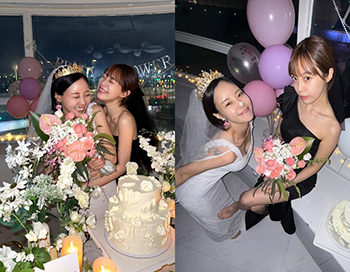 【フォト】ホ・ヨンジ、実姉ホ・ソンヨンの結婚を祝うブライダルシャワー…美しい姉妹