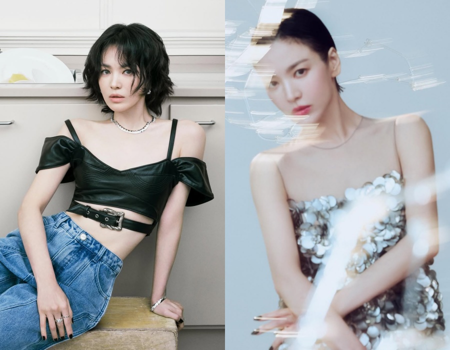 ソン・ヘギョ、きゃしゃなウエスト＆オールバックのショートヘアでカリスマ爆発