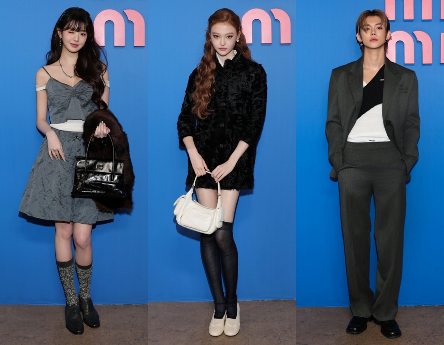 IVEウォニョン＆MEOVVエラ＆TXTヨンジュン、MIU MIUのショーを輝かせた圧倒的ビジュアル