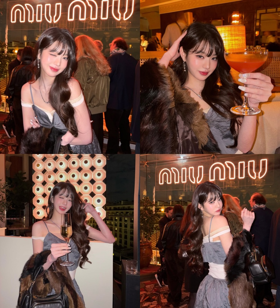 パリを魅了したラブリーなIVEウォニョン、魅惑的なパーティーガールに