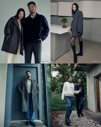 【フォト】チャン・ユンジュ&チョン・スンミン、手をつないで仲良く…結婚から10年たってもラブラブ